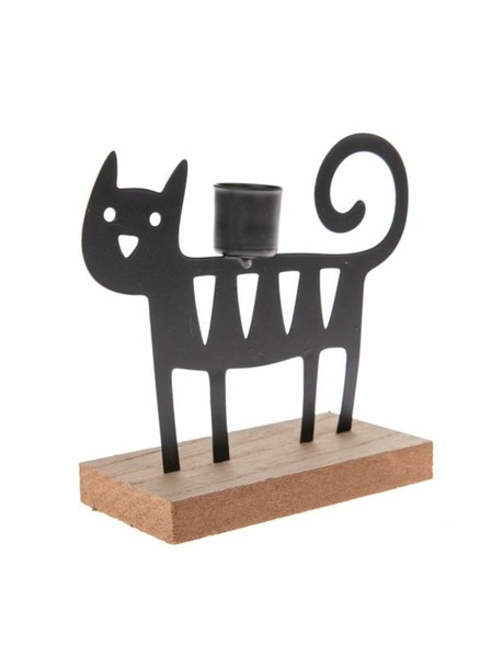 Casa de Engel Kovinski svečnik - mačka, 4/48