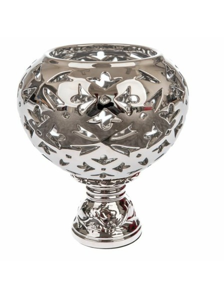 Casa de Engel Porcelanast svečnik - posrebreno, 0/6