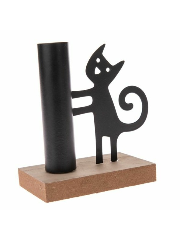 Casa de Engel Kovinski svečnik - mačka, 4/48