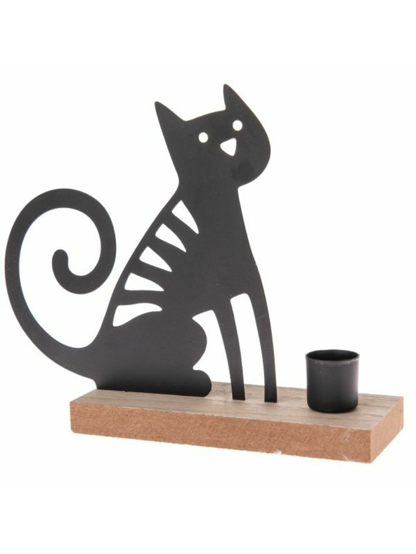 Casa de Engel Kovinski svečnik - mačka, 4/32
