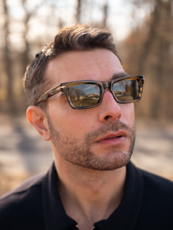 VEYREY VeyRey acetatna polarizirana sončna očala nerd stil Mahk