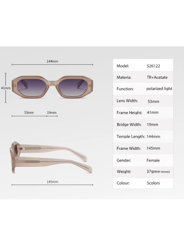 VEYREY Veyrey hig-end polarizirana sončna očala ovalne oblike Sunodagh