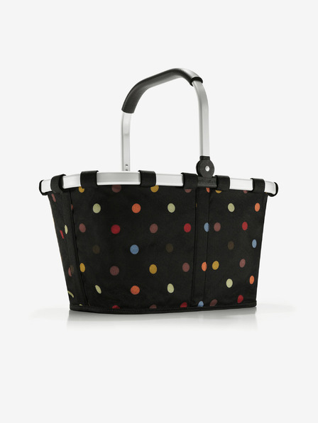 Reisenthel Črna pikčasta nakupovalna košara Reisenthel Carrybag
