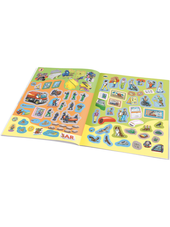 BAAGL  Moja prva knjiga nalepk - Dirkalniki