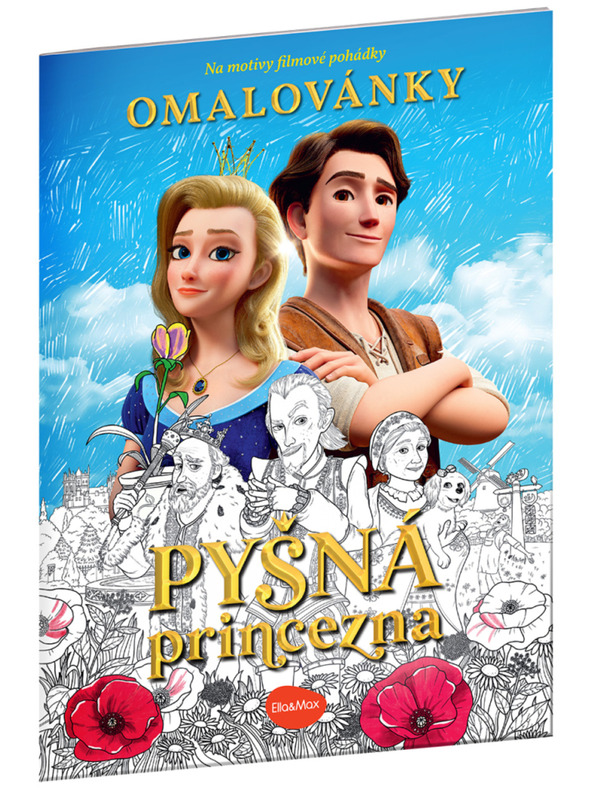 BAAGL  MISELNA PRINCESA - pobarvanka, ki temelji na filmski pravljici