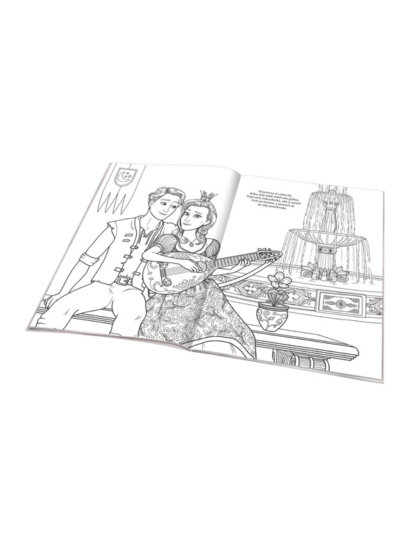 BAAGL  MISELNA PRINCESA - pobarvanka, ki temelji na filmski pravljici