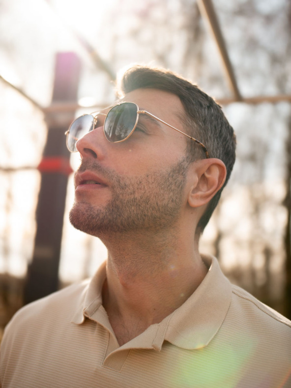 VEYREY Veyrey high-end polarizirana pilotska sončna očala Bulak