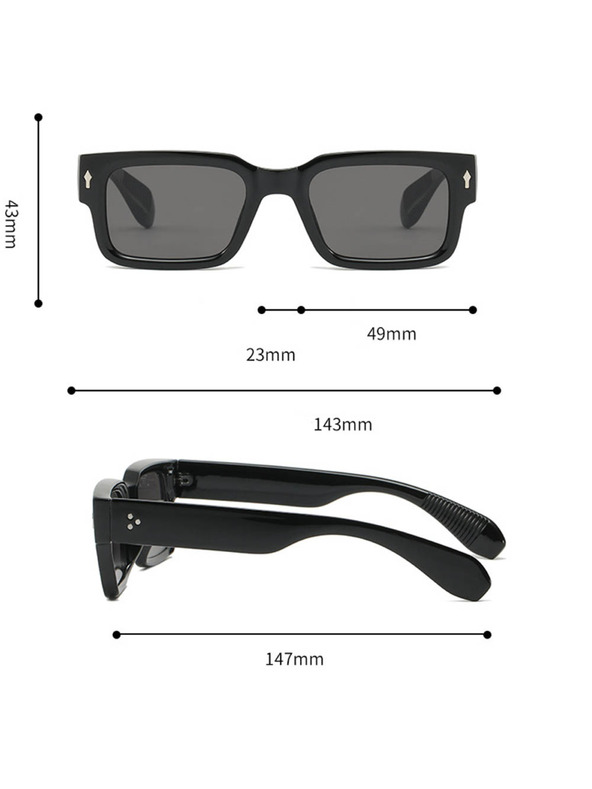 VEYREY Veyrey kvadratna sončna očala Vugub