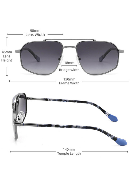 VEYREY Veyrey high-end polarizirana pilotska sončna očala Shufharz