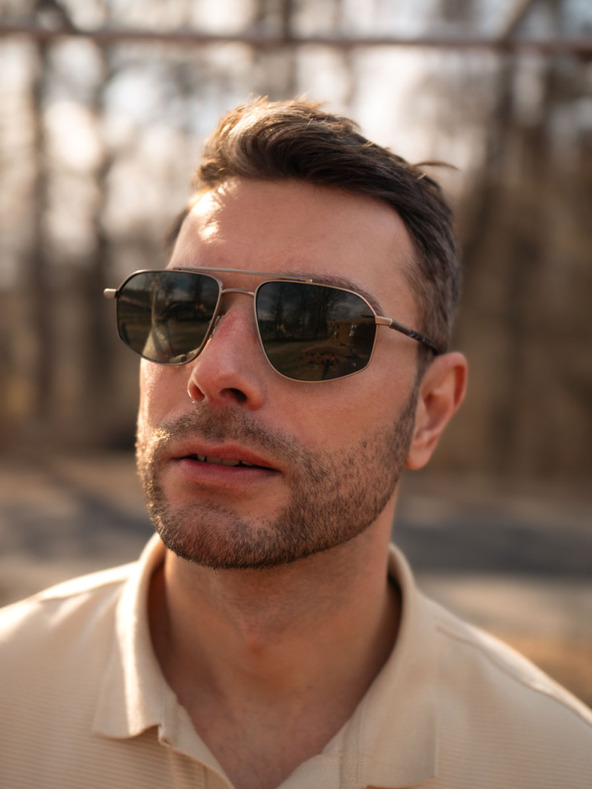 VEYREY Veyrey high-end polarizirana pilotska sončna očala Shufharz