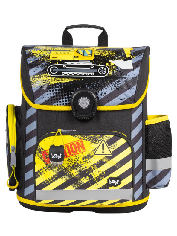 BAAGL  Črna šolska torba bagr Baagl