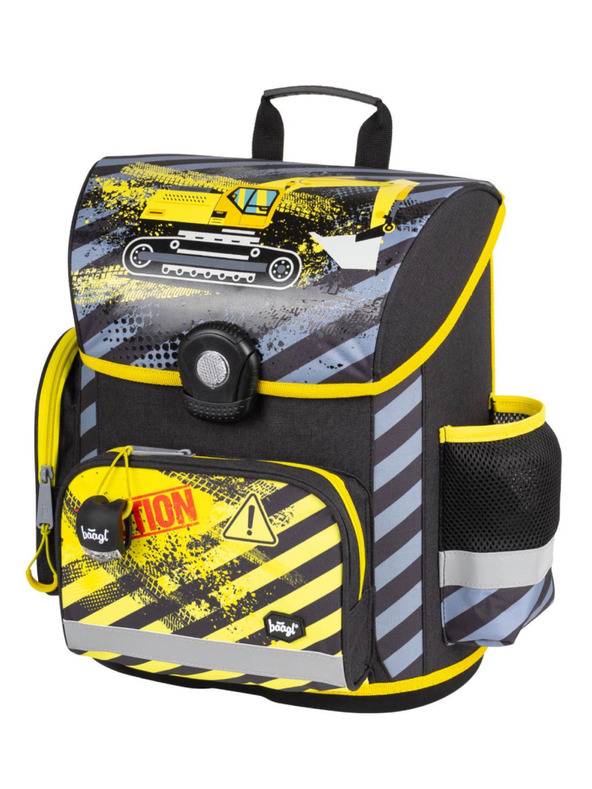 BAAGL  Črna šolska torba bagr Baagl