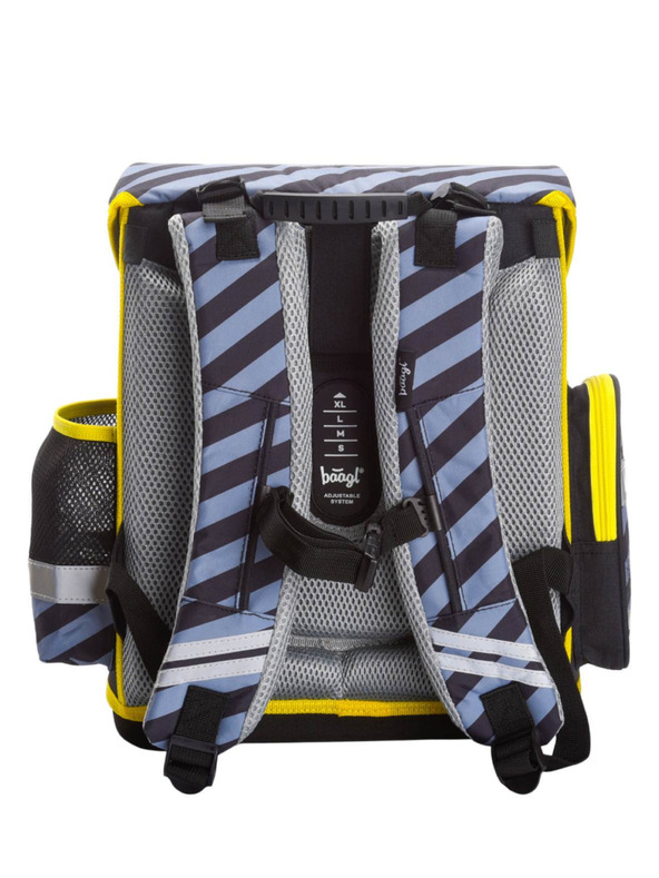 BAAGL  Črna šolska torba bagr Baagl