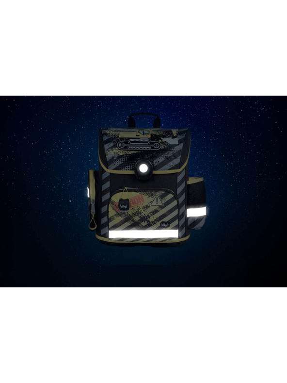 BAAGL  Črna šolska torba bagr Baagl