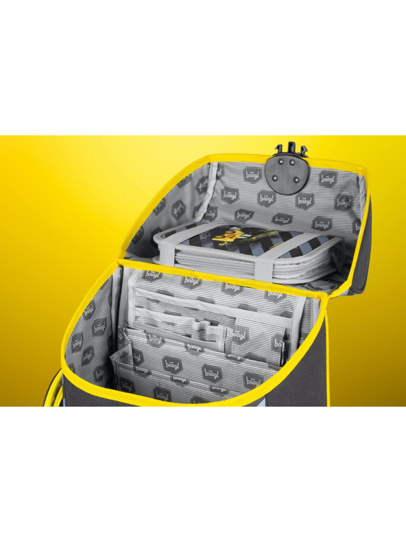 BAAGL  Črna šolska torba bagr Baagl