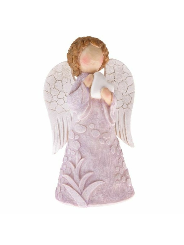 Casa de Engel Poliresinski angel s srcem, 4/48