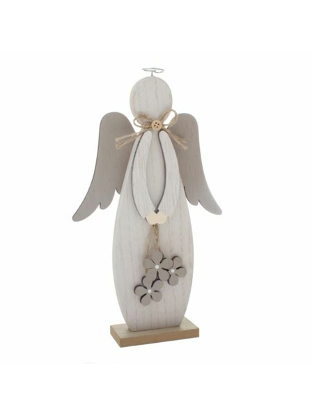 Casa de Engel Leseni angel 26 cm - bela, 6/36