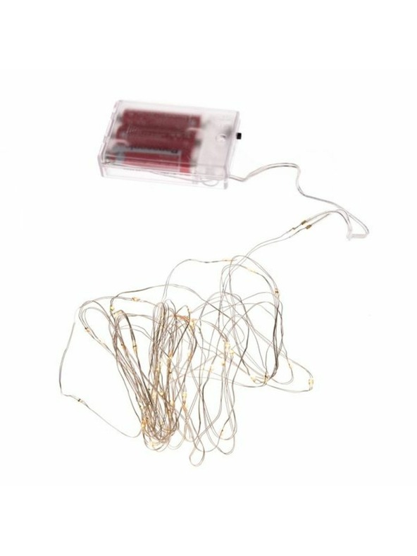 Casa de Engel LED svetlobna veriga 50 LED, topla bela, 0/100