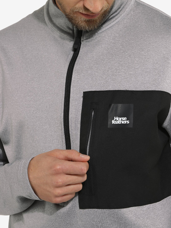 Horsefeathers Funkcionalna majica Miner Horsefeathers - siva