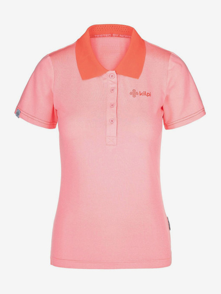 Kilpi Svetlo roza ženska funkcionalna polo majica Kilpi COLLAR-W