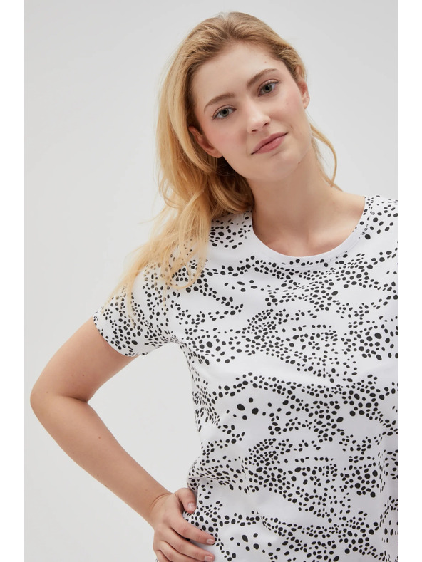 Moodo Ženska majica L-TS-4631 BELA Moodo