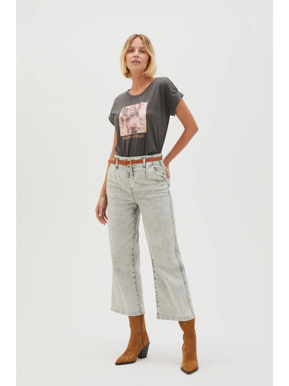 Moodo Ženska majica L-TS-4630 GREY Moodo