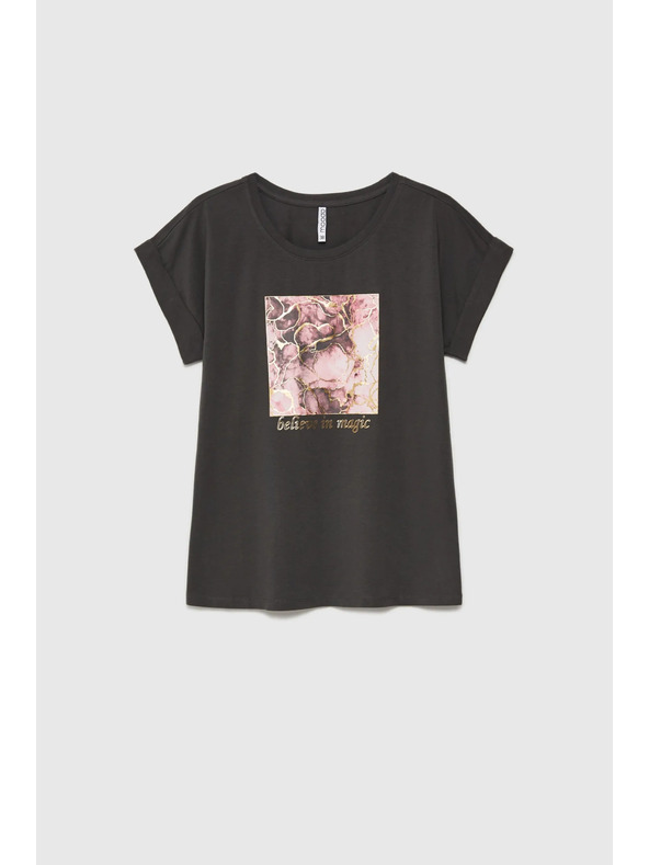 Moodo Ženska majica L-TS-4630 GREY Moodo