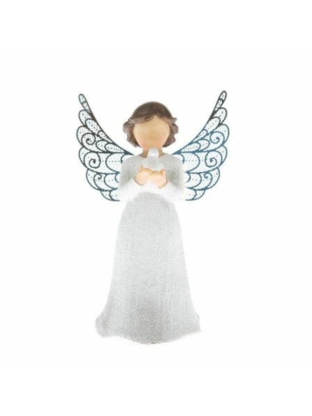 Casa de Engel Polirezinski angel s kovinskimi krili, s ptičkom, 9/108