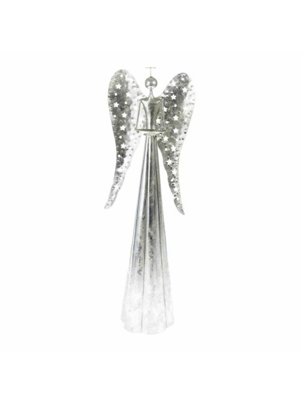 Casa de Engel Kovinski angel s svečnikom, 0/4