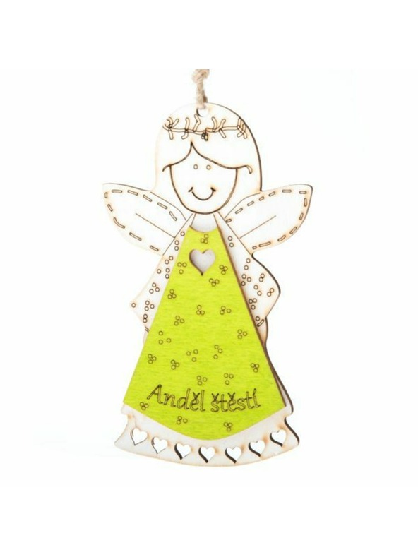 Casa de Engel Leseni viseči angel z napisom (CZ), 0/200