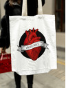 ZOOT.Original Bela platnena torba ZOOT Original Carrying Heart