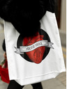ZOOT.Original Bela platnena torba ZOOT Original Carrying Heart