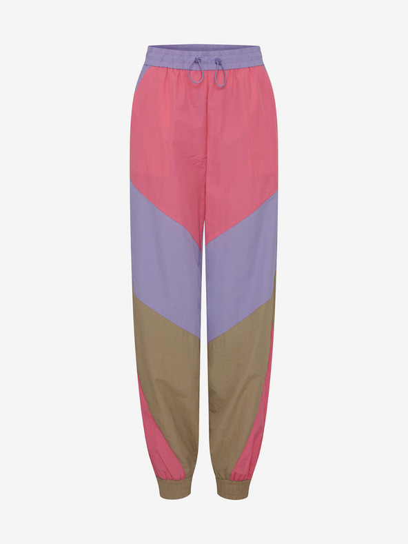 The Jogg Concept The Jogg Concept Vijolične in rožnate ženske lahke semiš hlače