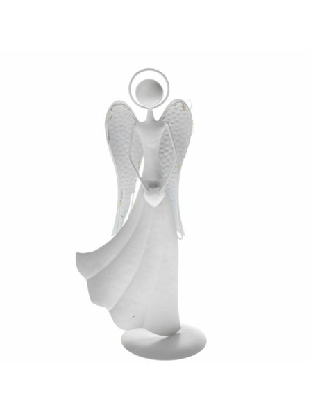 Casa de Engel Kovinski angel s svetlobo LED, 0/6