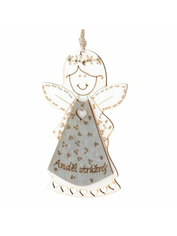 Casa de Engel Leseni viseči angel z napisom (CZ), 0/200