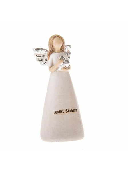 Casa de Engel Poliresinski angel s srcem "Varuh angel", 8/96