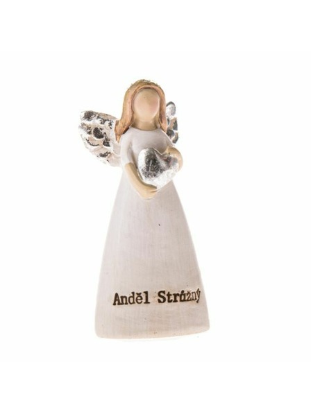 Casa de Engel Polyresinast angel s srcem "Varuh angel", 24/384