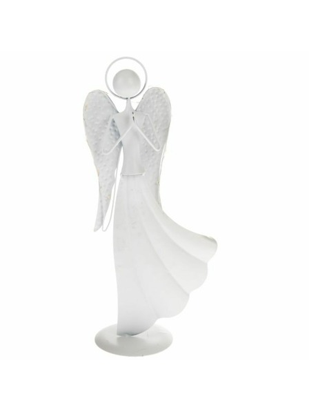 Casa de Engel Kovinski angel s svetlobo LED, 0/6