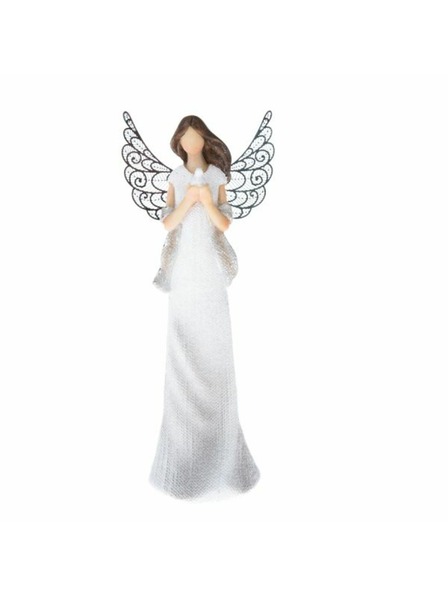 Casa de Engel Polirestinski angel z golobico s kovinskimi krili, 2/48