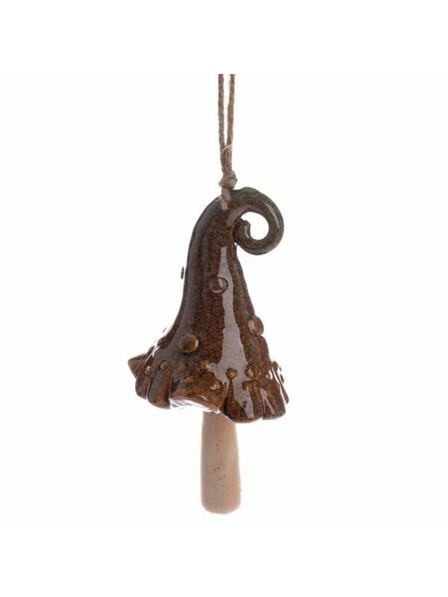 Casa de Engel Keramični zvonček - klobuk, zelena, 6/36