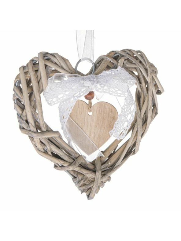 Casa de Engel Viseče srce iz protja, 0/48