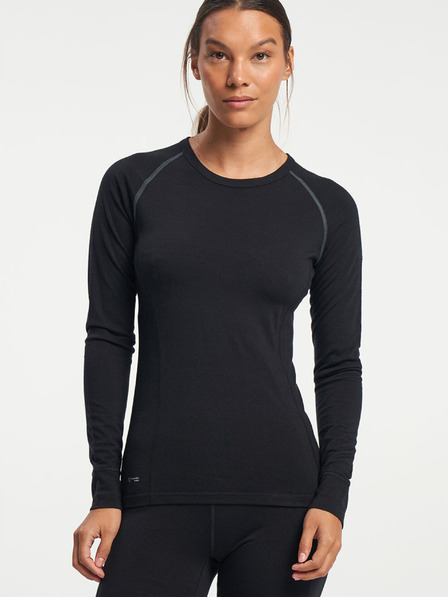 Tenson ženska funkcionalna majica z dolgimi rokavi TENSON Himalaya Baselayer Merino Top W črna
