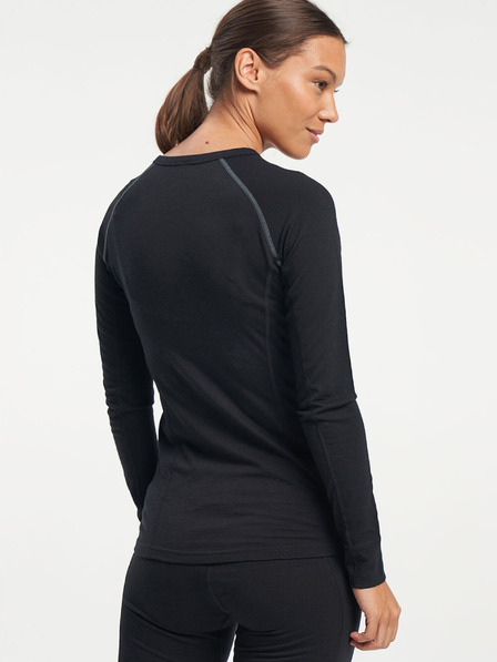 Tenson ženska funkcionalna majica z dolgimi rokavi TENSON Himalaya Baselayer Merino Top W črna