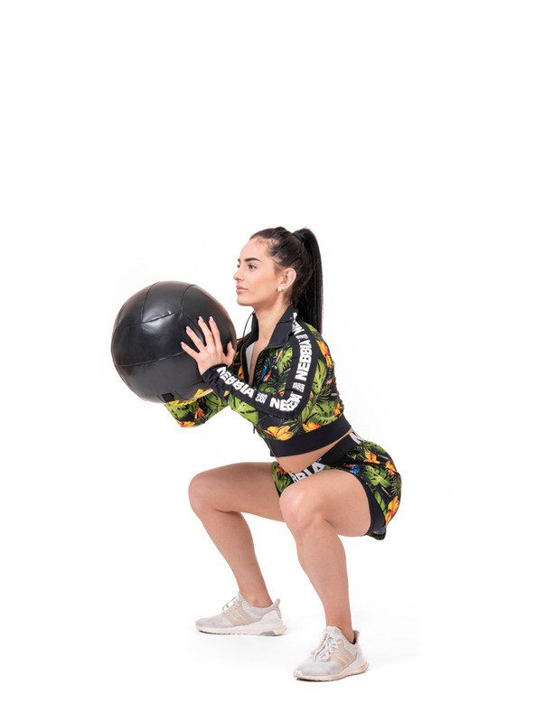 Nebbia Visokoenergijske ženske dvoslojne kratke hlače Nebbia 563 Jungle green