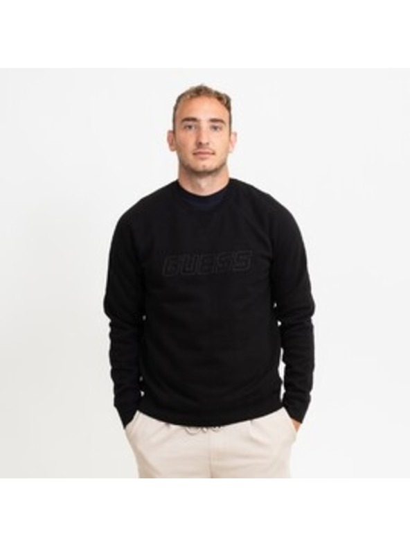 Guess Jeans Moška črna jopica Aldwin Sweats Guess jeans