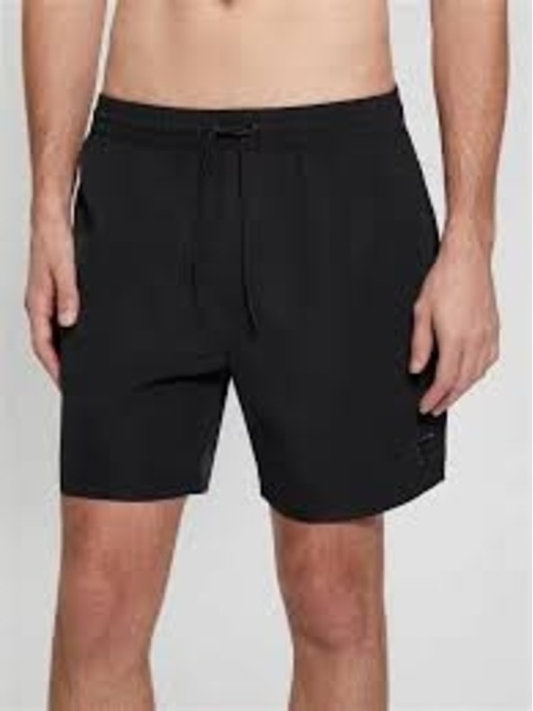Guess Jeans Moške črne kopalke Guess Shorts Black
