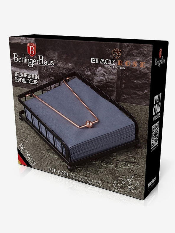 Berlingerhaus Držalo za prtičke kolekcija Black Rose BERLINGERHAUS