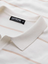 Ombre Clothing Moška polo majica iz viskoze s vodoravnimi črtami Ombre Clothing
