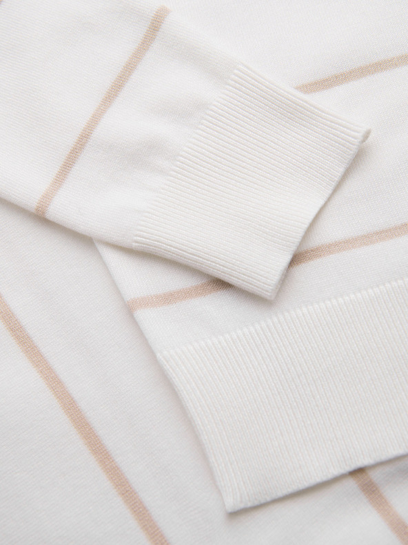 Ombre Clothing Moška polo majica iz viskoze s vodoravnimi črtami Ombre Clothing