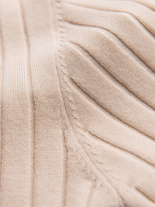 Ombre Clothing Moška polo majica SLIM FIT iz viskoze z navpičnimi črtami Ombre Clothing